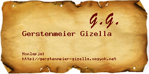Gerstenmeier Gizella névjegykártya